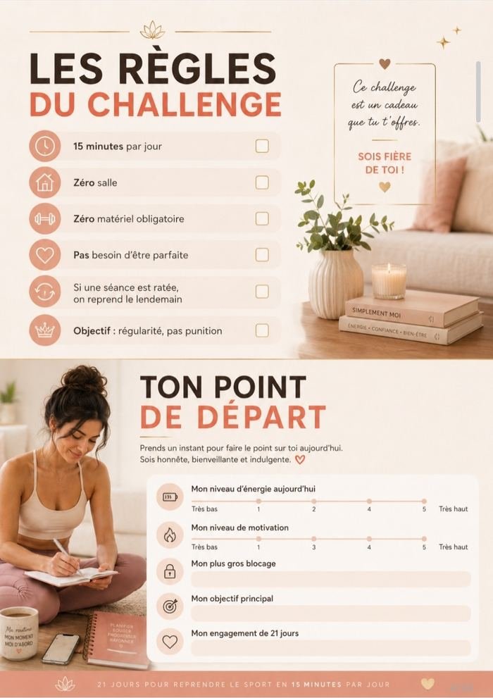 Aperçu Règles du challenge
